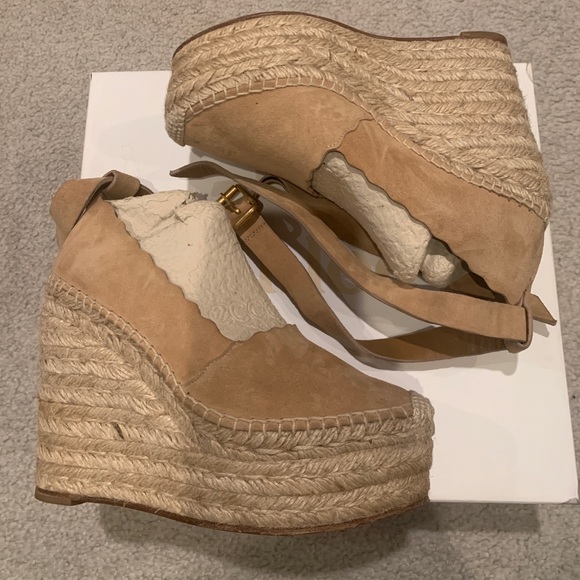Vintage Chloe Isa Wedges - Picture 1 of 4
